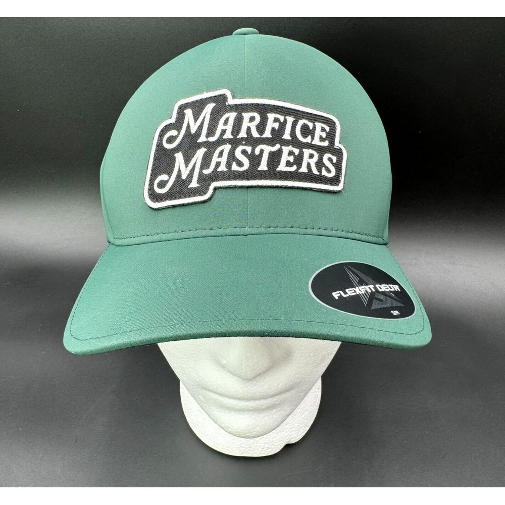 NEW Jeff Marfice Masters Charity Cap Small/Medium Flexfit Delta Green Patch‎